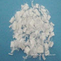 Bicomponent fibers,used in the wet method process for paper,with low melting and good dispersibility